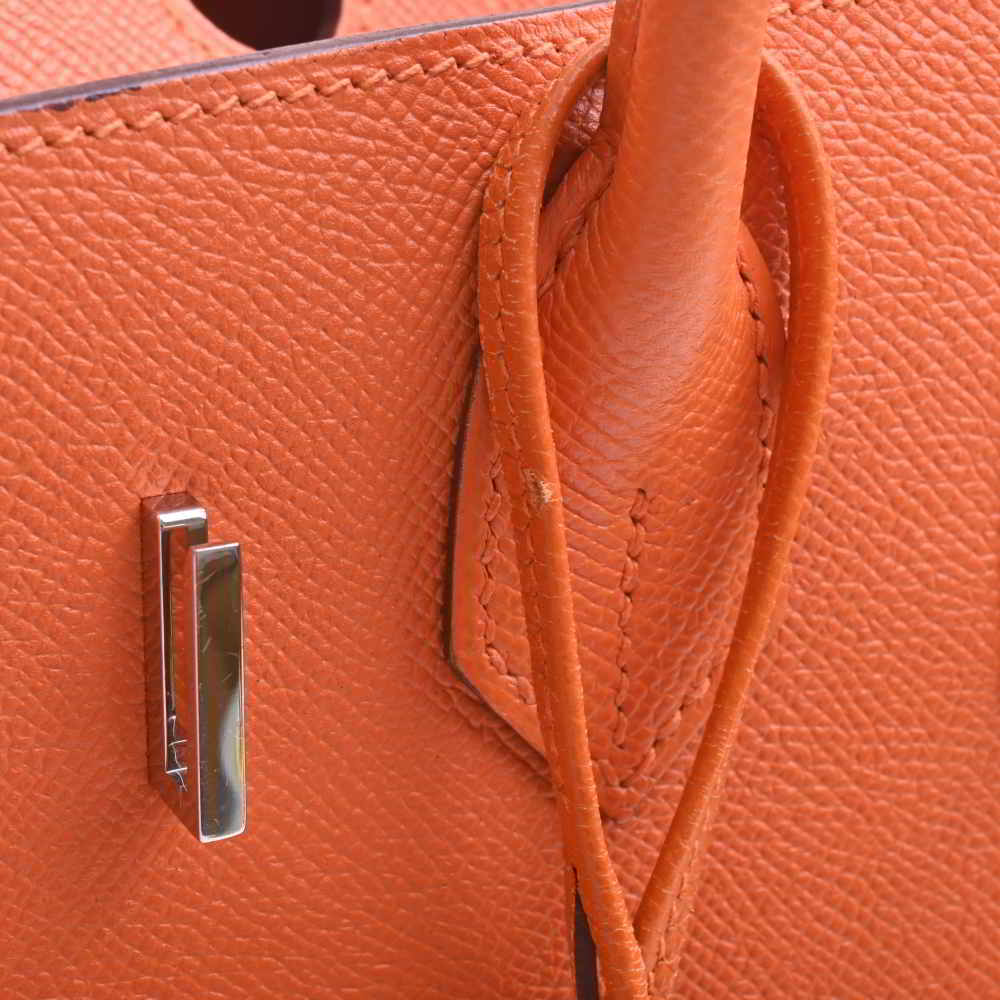 HERMES エルメス ヴォーエプソン バーキン30 アプリコット