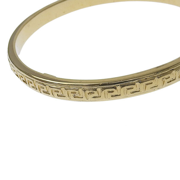 中古】VERSACE ヴェルサーチ グレカディテール ブレスレット バングル