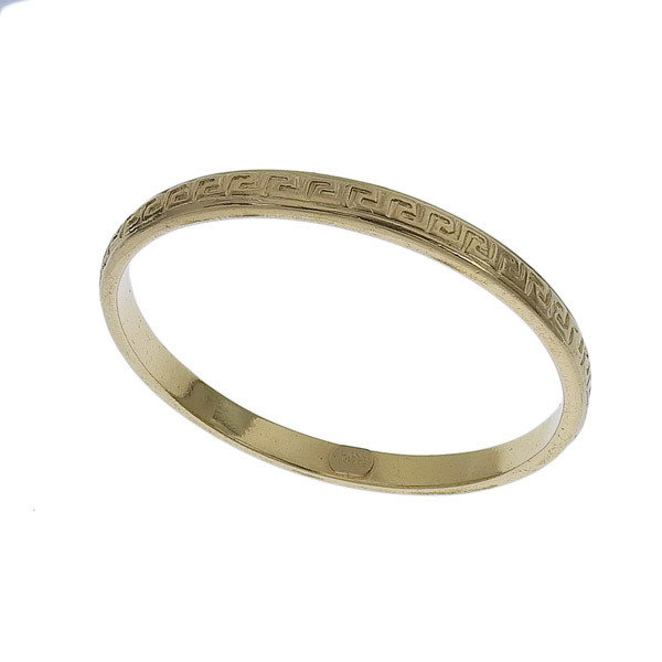 中古】VERSACE ヴェルサーチ グレカディテール ブレスレット バングル