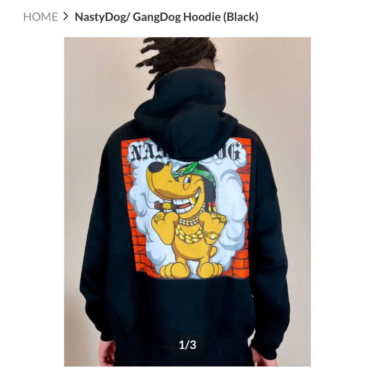 NastyDog GangDog Hoodie (Black) パーカー - パーカー