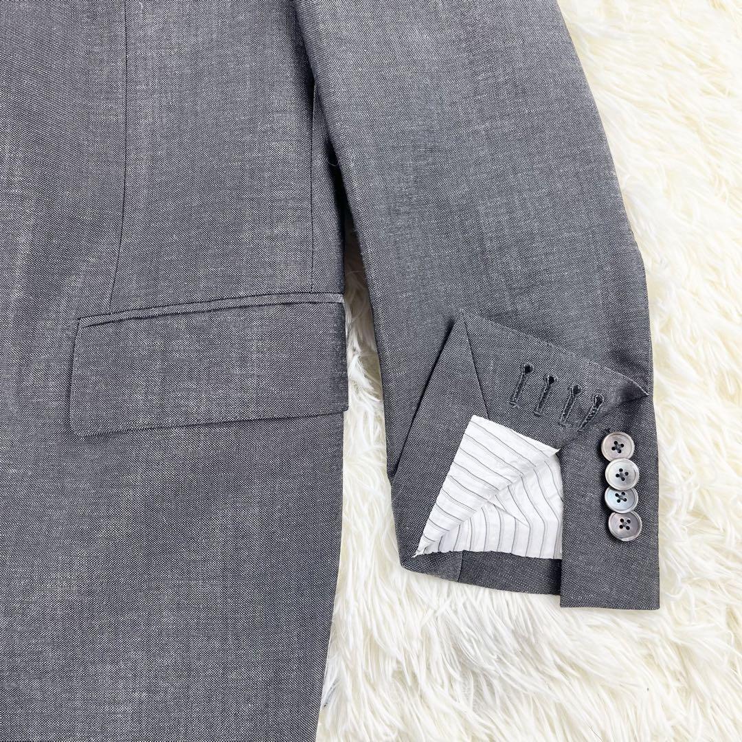 美品>LARDINI ラルディーニ 春夏 ウール モヘヤ ブートニエール