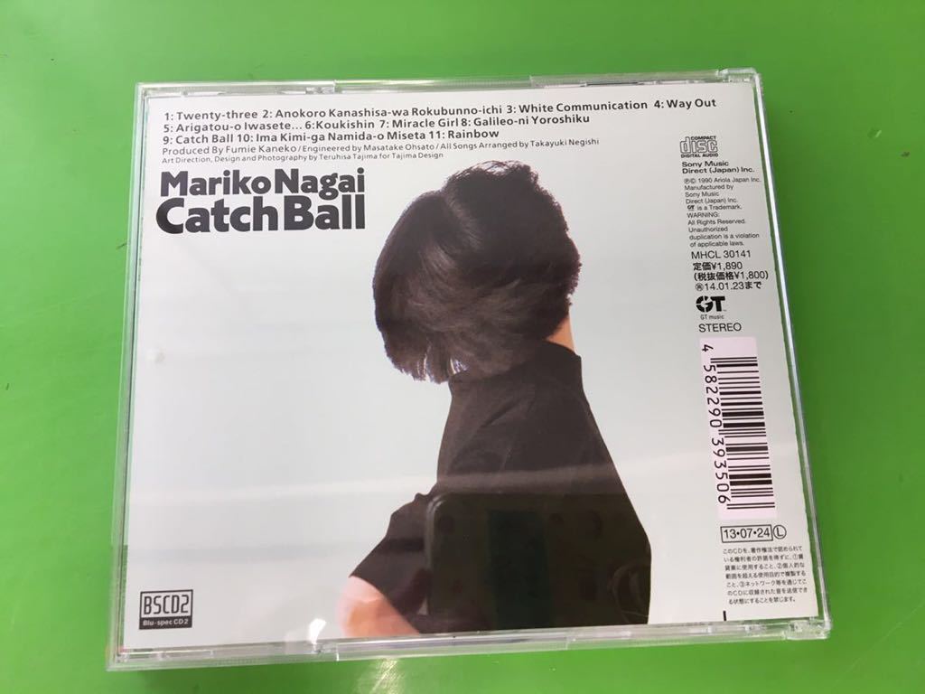 i0529-11★CD邦楽/ディスク美品/永井真理子/Catch Ball/1992 Live in yokohama studium 2点_画像4