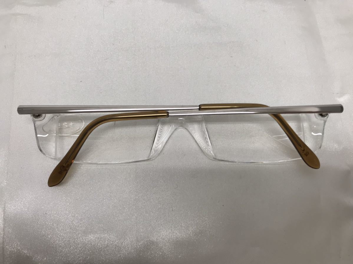 t0519-75☆ 未使用 メガネ READING GLASSES +2.5 カルルック ビンテージデザイン デッドストック_画像2