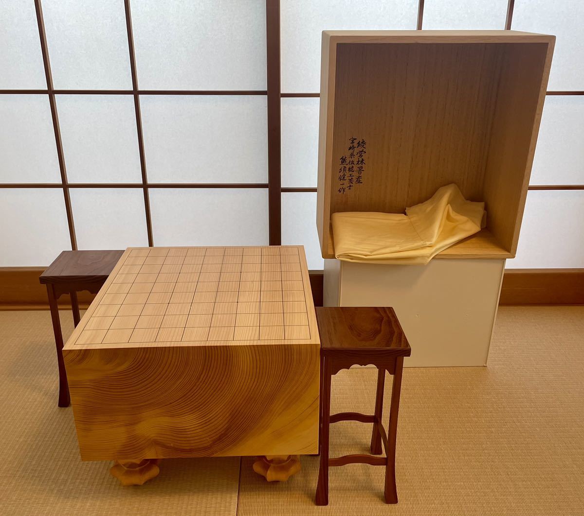 新規購入 本榧天柾六寸将棋盤 - poumonquebec.ca