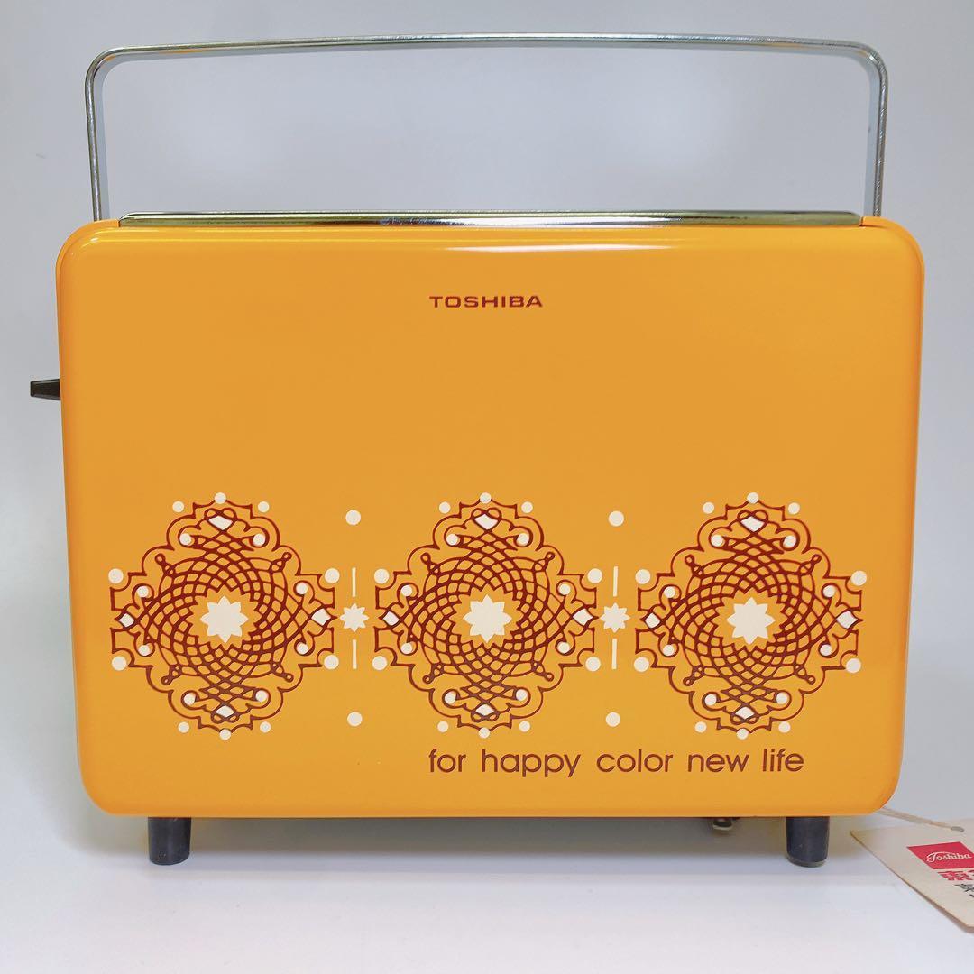 1784 希少 新品 未使用 東芝 トースター 昭和レトロ 花柄 1784 希少 新品 未使用 東芝 トースター 昭和レトロ 花柄