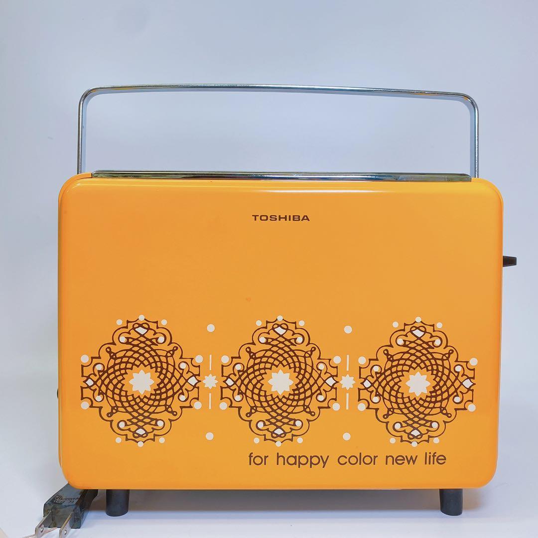 1784 希少 新品 未使用 東芝 トースター 昭和レトロ 花柄 1784 希少 新品 未使用 東芝 トースター 昭和レトロ 花柄