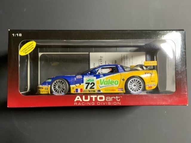 オートアート RACING DIVISION★1/18★80605★CHEVROLET CORVETTE C5R★LEMANS 2006(3RD PLACE/GT1 CLASS) LIMITED EDITION 3000