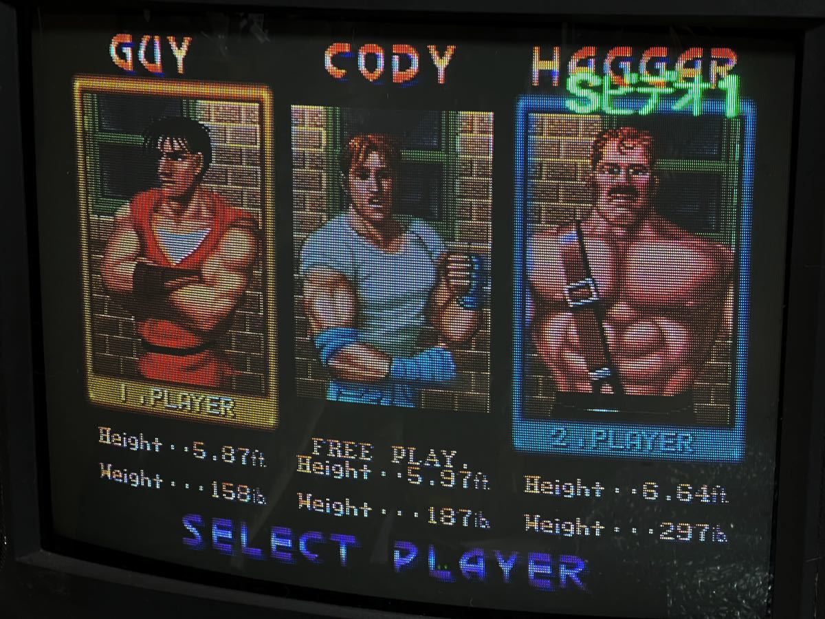 ファイナルファイト アーケードゲーム基板 インスト純正 カプコン