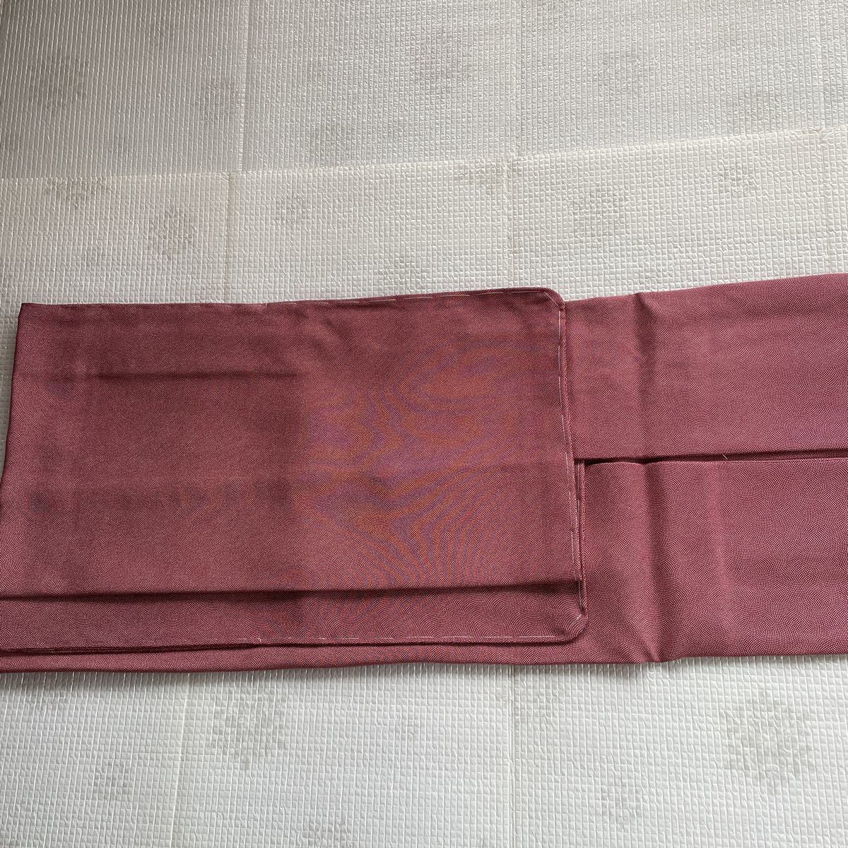 値引 道行コート 正絹 裄センチ リメイク作品 赤紫色 コート