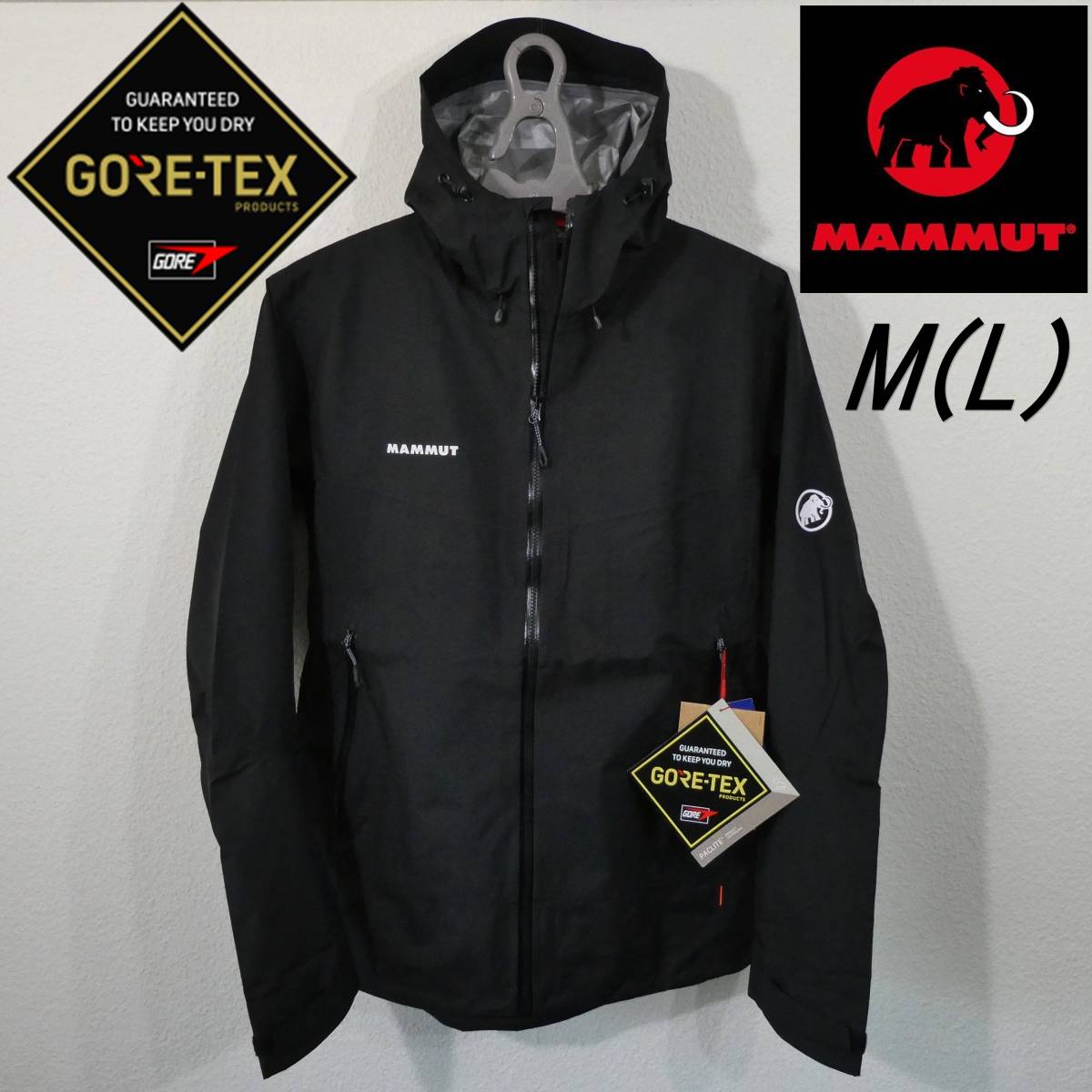 新品 マムート GORETEX ゴアテックス メンズ M L 新品 防水