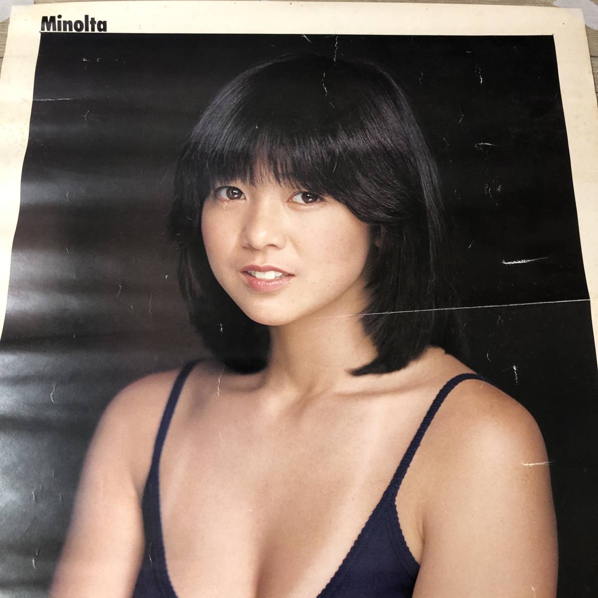 宮崎美子 ミノルタ X7 ポスター 昭和 レトロ 当時物 菊MZ_画像1