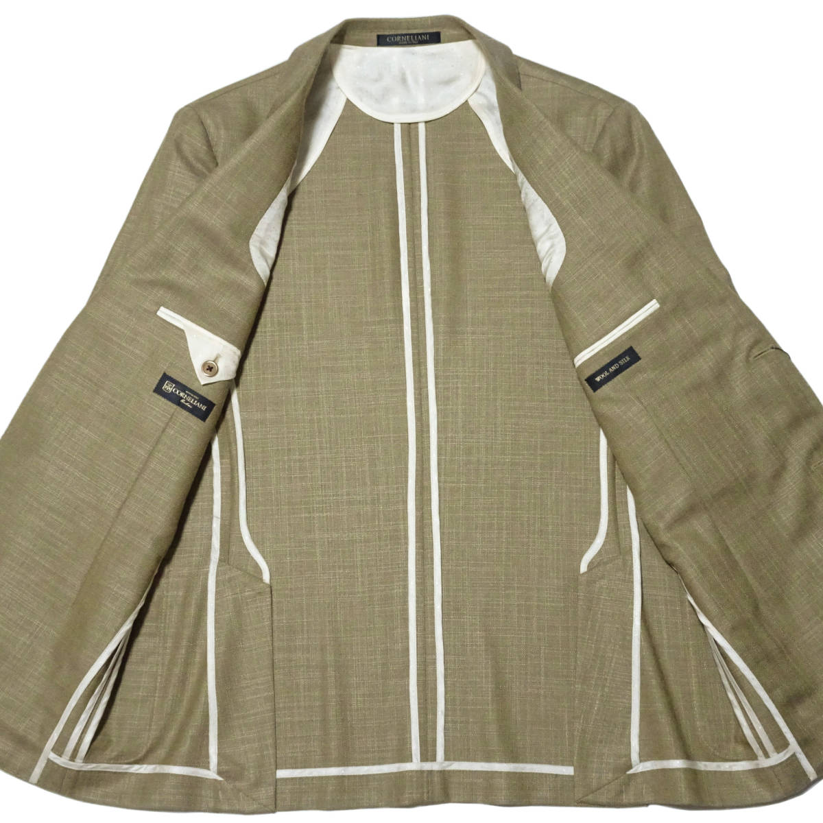 ◇CORNELIANI/コルネリアーニ◇伊製 ウール シルク 2B ジャケット【48