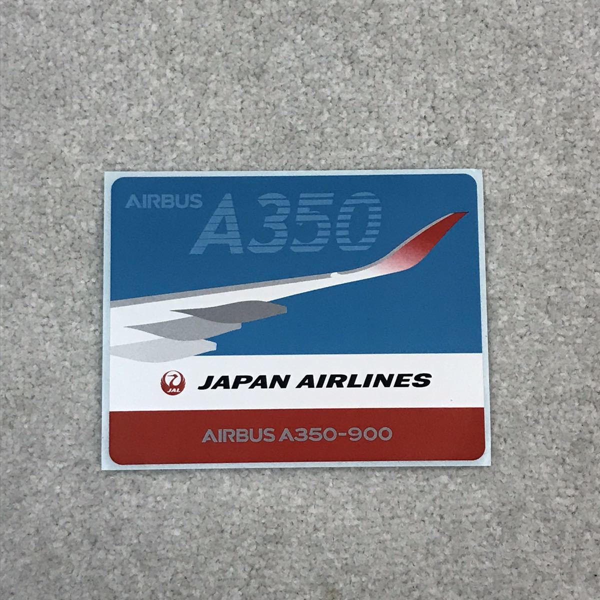 飛行機 航空機 JAL 日本航空 A350 非売品ステッカー - 航空機