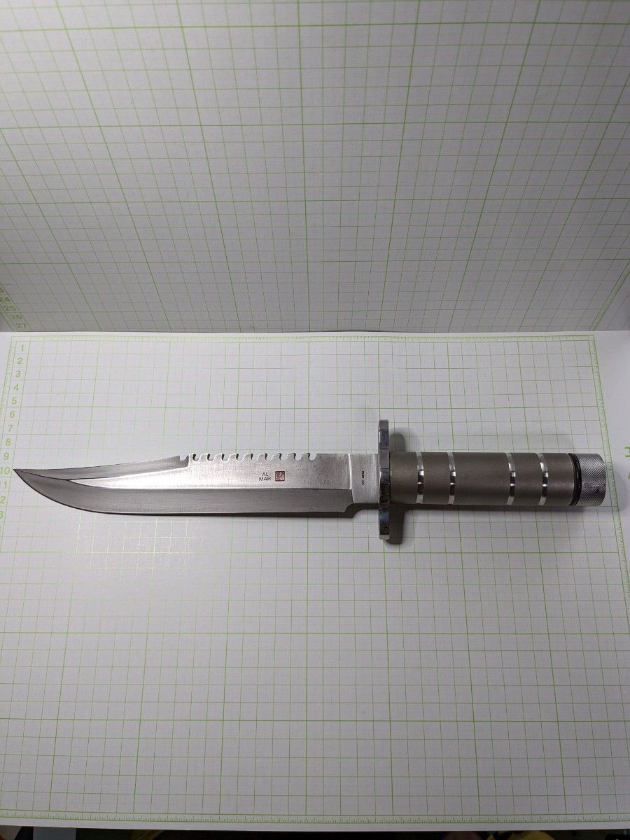 サバイバルナイフ全長38.5cm刃渡り24.5cmケース付き | fusella.corsica