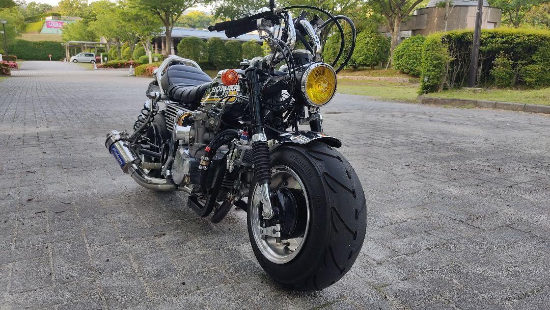 オートバイ モンキー フルカスタム車両 110cc ホンダ HONDA シャリー ダックス ゴリラ 太足 車高短 程度極上 油温計モンキー/ダックス/シャリー/スーパーカブ