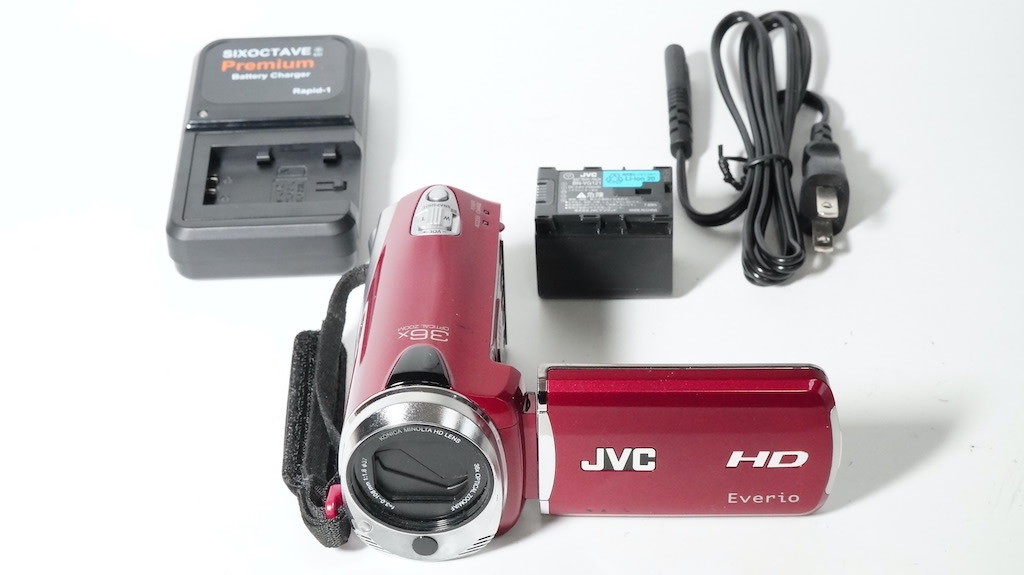 大好き GZ-HM350-R Everio Victor JVC レッド /9062 1週間保証 動作OK