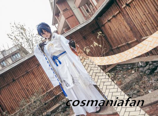 【即納】コスプレ衣装刀剣乱舞 とうらぶ 嚴島神社 三日月宗近 live 白い 打歌服 全セットの画像8