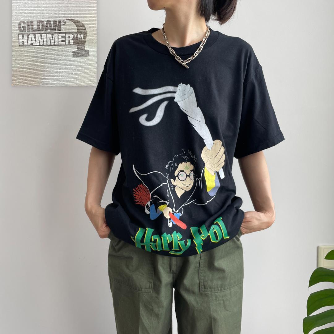 【GF87】 Tシャツ ハリーポッター Harry Pot パロ キャラクター_画像1