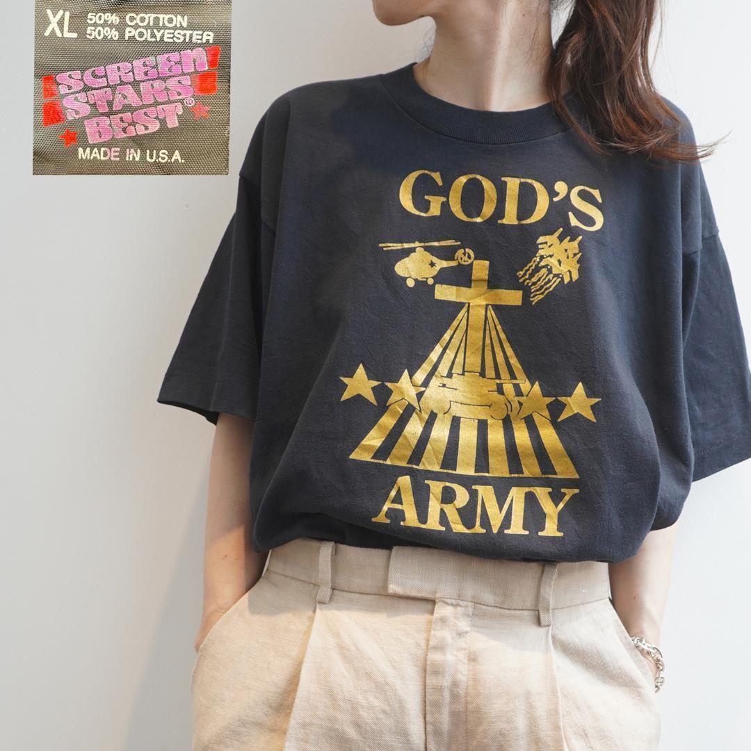 ファッションデザイナー 【571】ヴィンテージ Tシャツ GOD'S ARMY