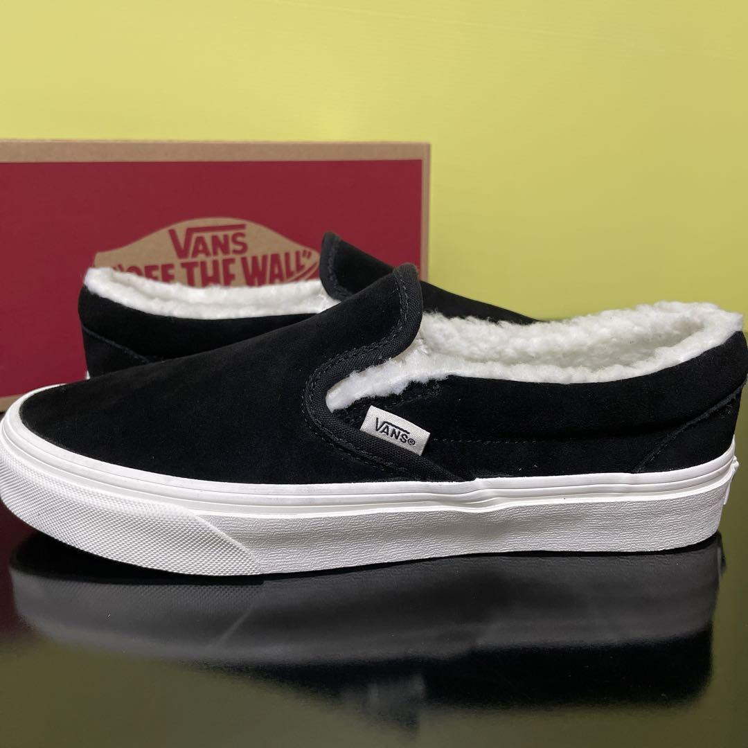 29.0cm ☆ 新品 VANS CLASSIC SLIP-ON スリッポン スウェード 黒