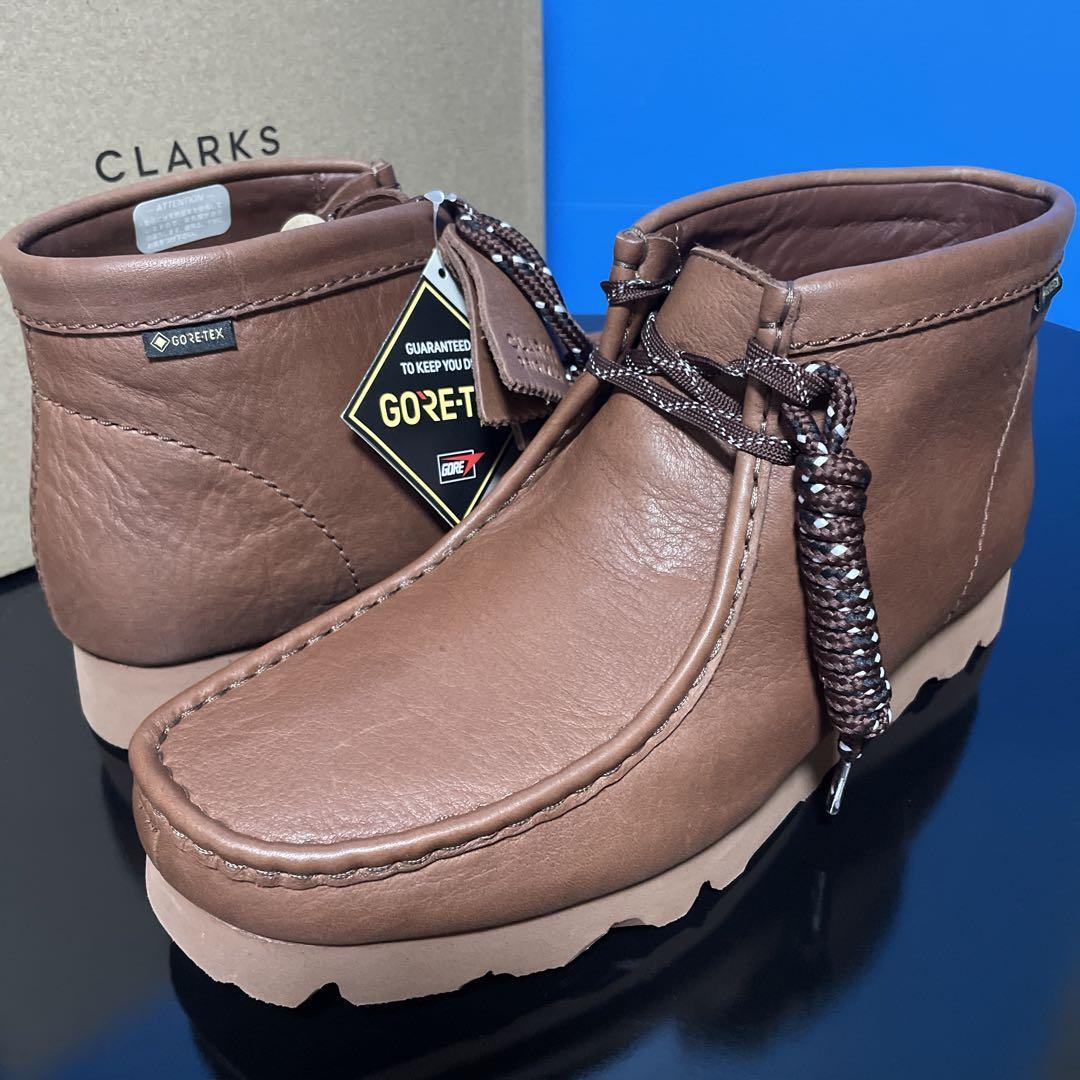 26.0cm /UK8 ★ Clarks originals WallabeeBT GTX クラークス ワラビー ブーツ ゴアテックス 防水 レザーシューズ 26162518-080_画像3