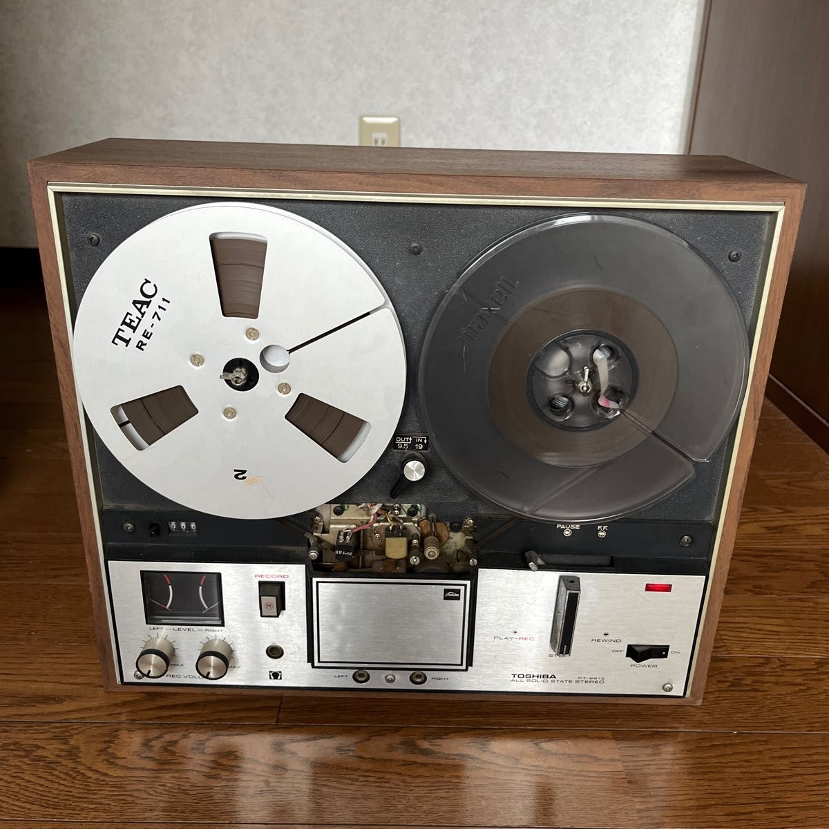東芝 テープデッキ PT-861S オープンリール 昭和レトロ | www