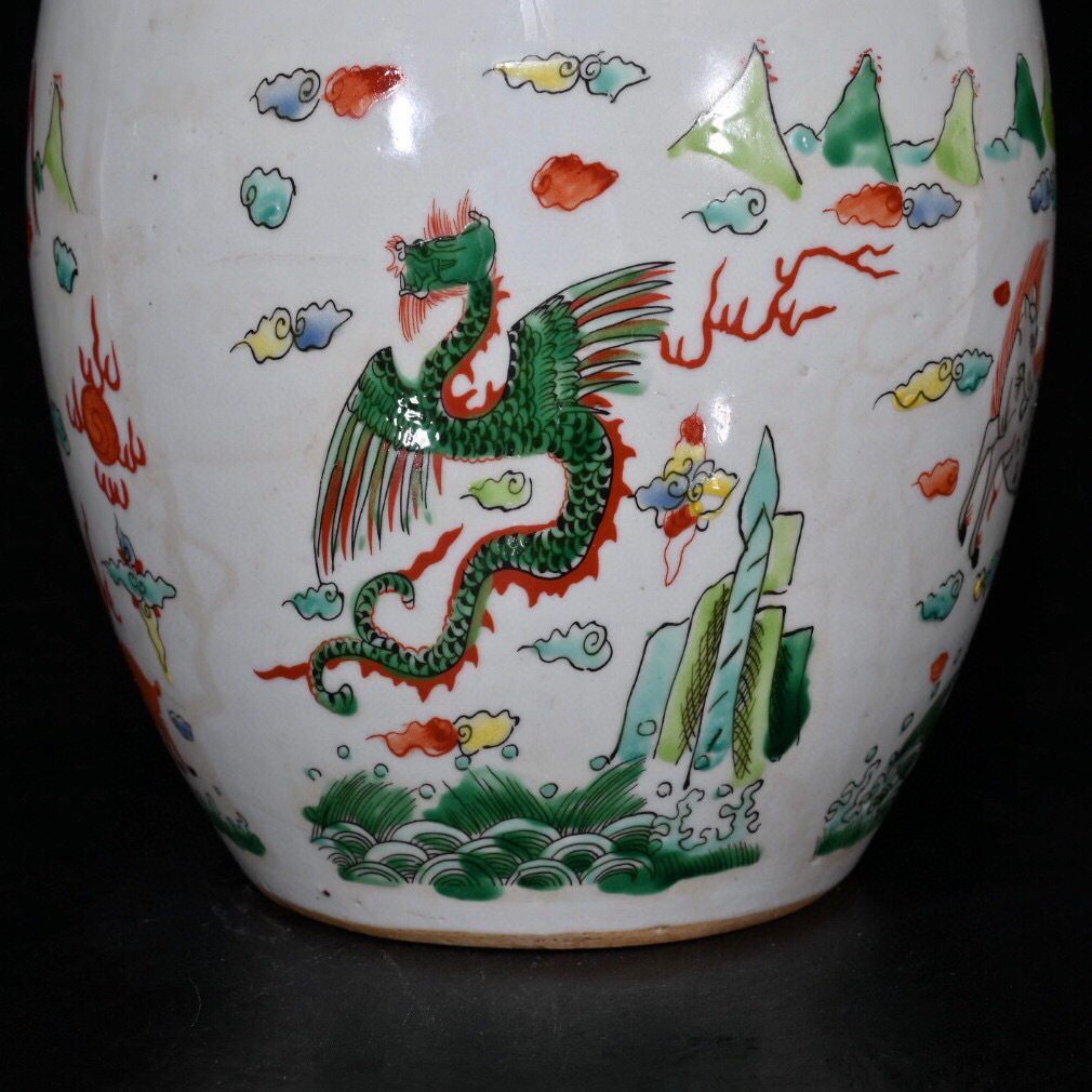 明・成化年製款・古陶瓷品・琺瑯彩・龍紋・供碗『収蔵家蔵』稀少珍品