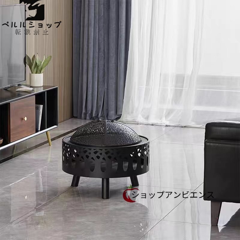 新入荷★焚き火台 炭火用ストーブ 加熱火鉢 バーベキューストーブ 庭/アウトドア/屋内家庭用/バーベキュー 安全 耐風