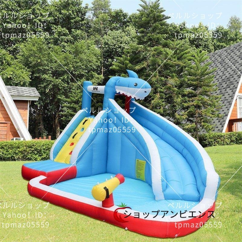  great popularity * pool home use large slide slider inflatable bouncer & sliding pool castle 