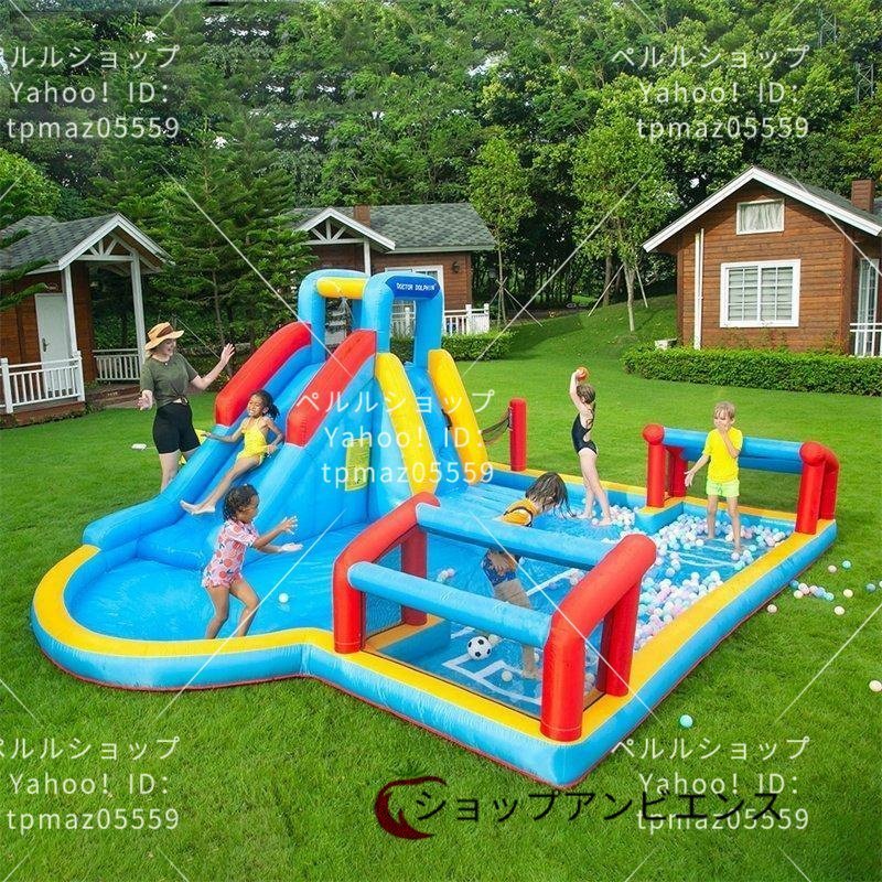  super popular * pool playground equipment trampoline slide slipping pcs large playground equipment air playground equipment water slider child garden / outdoors / trampoline 