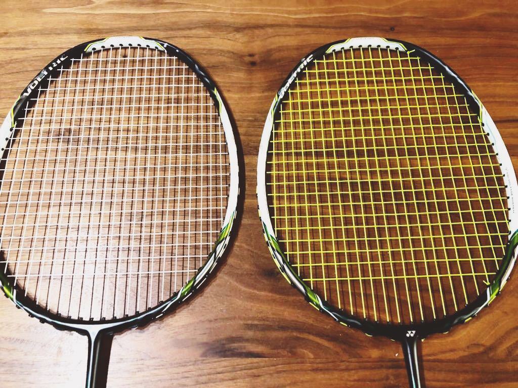 YONEX バドミントンラケット ボルトリックZフォース×2本+YONEX