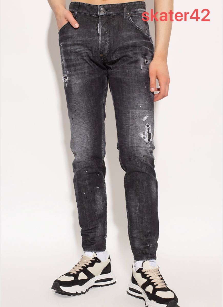 美品】DSQUARED2 ディースクエアード Skater JEAN 42｜PayPayフリマ