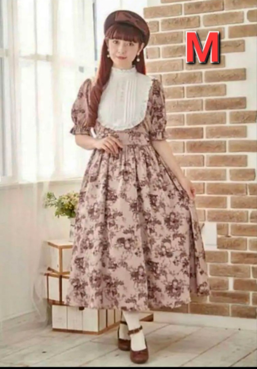 新品 青木美沙子 コラボ トワルドジュイ ワンピース M タグ付き 新品 青木美沙子 コラボ トワルドジュイ ワンピース M タグ付き