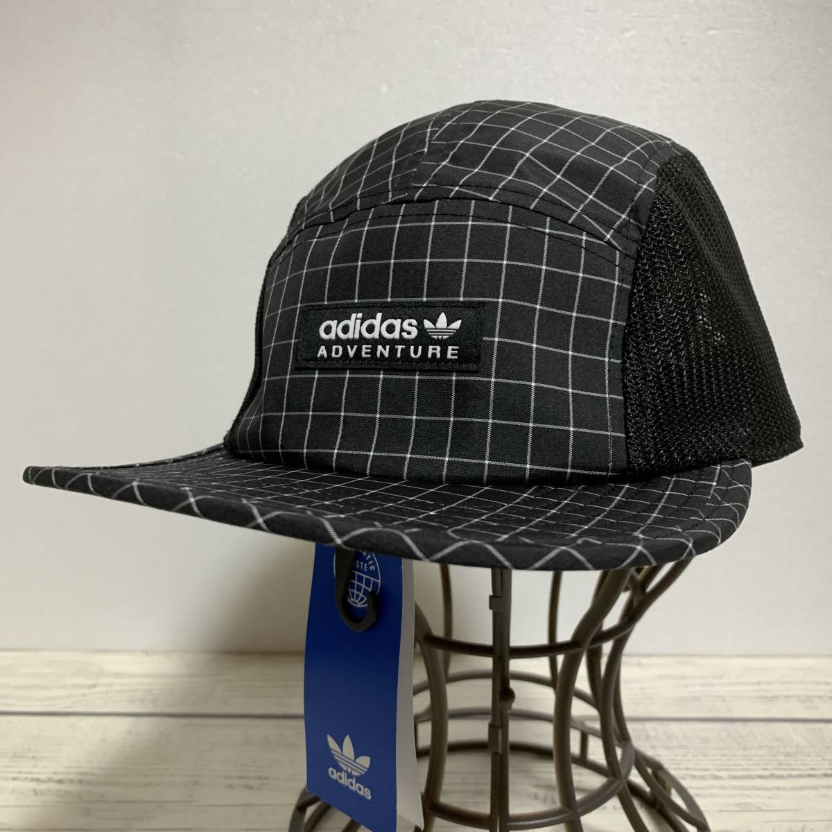 adidas ADVENTURE ( Adidas * adventure ) - side mesh jet cap 5 panel 57-60cm mountain climbing man and woman use ( tag attaching not yet have on goods )