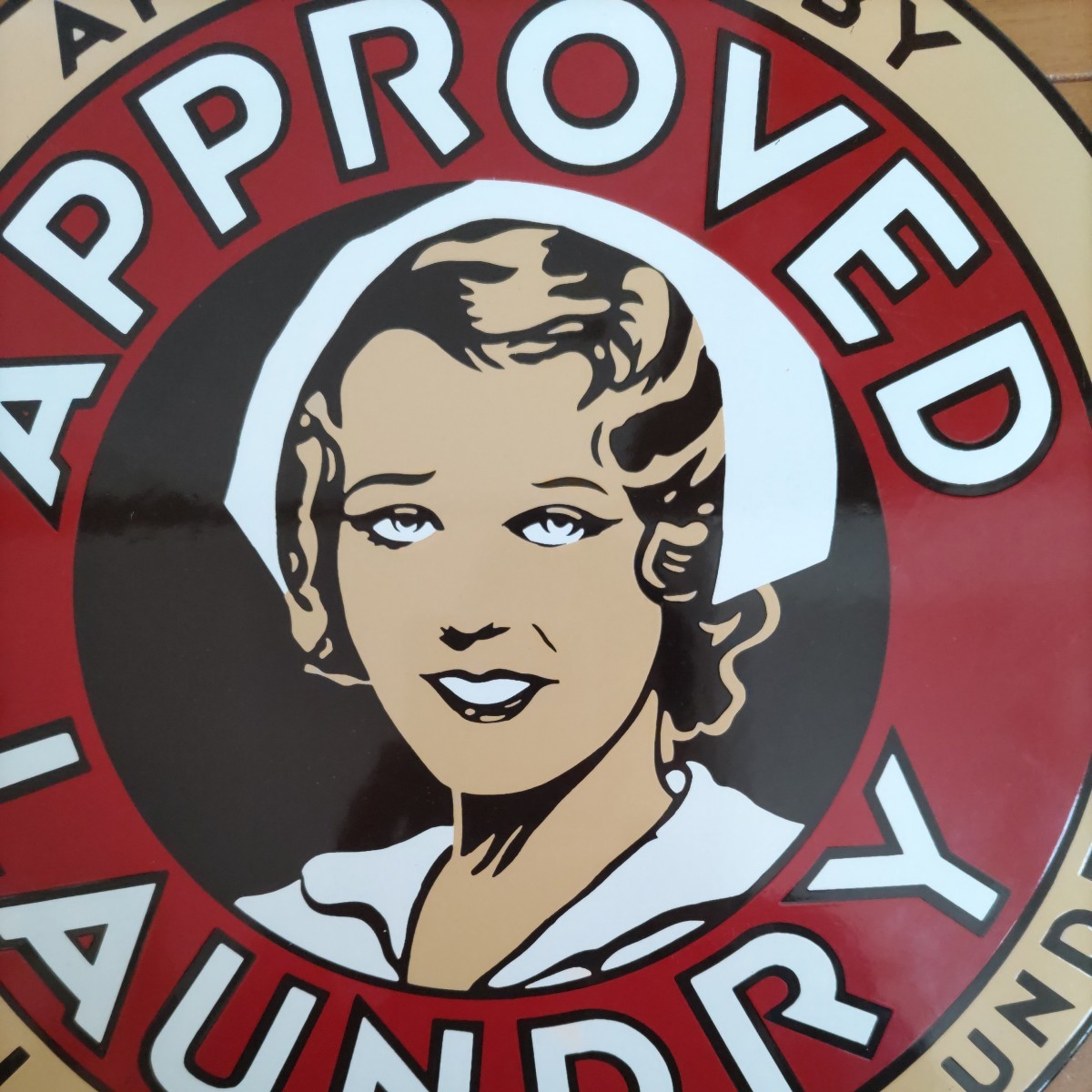 ヴィンテージ APPROVED LAUNDRY A ランドリー サインプレート ヴィンテージ APPROVED LAUNDRY A ランドリー サインプレート