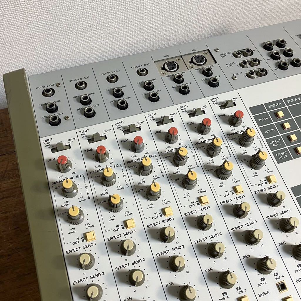 貴重 AKAI MG614 マルチトラックレコーダー 通電のみ確認 ジャンク 6チャンネル ミキサー 4トラック カセットレコーダー professional PA_画像3