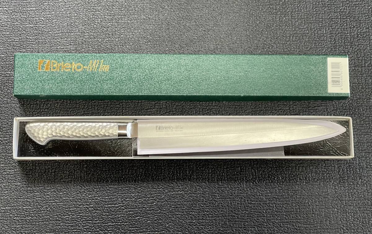 【日本製】 【送料無料】BrietoM11 PRO 未使用品 M1122 片岡製作所 柳刃 24cm 刺身包丁 【日本製】 【送料無料】BrietoM11 PRO 未使用品 M1122 片岡製作所 柳刃 24cm 刺身包丁