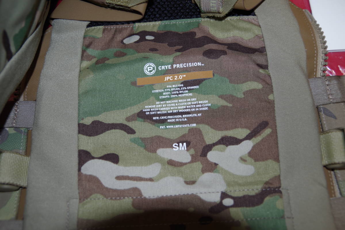 実物!新品!マルチカム!【Crye Precision JPC2.0 (S)】 AVS CPC JPC