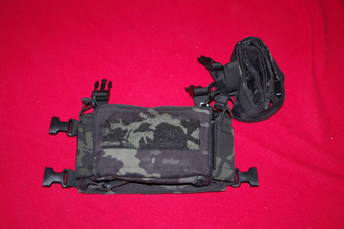 実物！新品！マルチカム ブラック！【Haley Strategic D3CRM Micro Chest Rig】 Spiritus Systems/T.Rex Arms/Ferro Conceptsの画像1