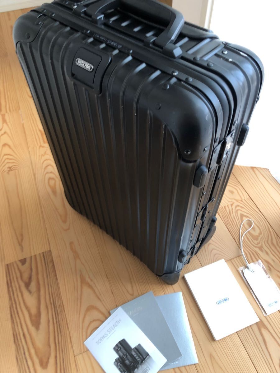 RIMOWA/リモワ トパーズ ステルス ブラック 旧ロゴ アルミニウム
