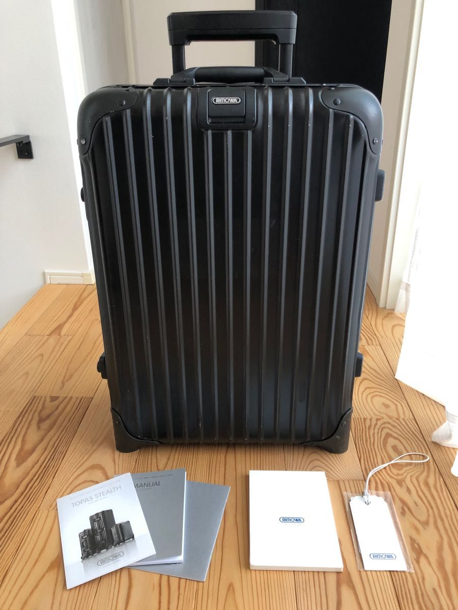 RIMOWA/リモワ トパーズ ステルス ブラック 旧ロゴ アルミニウム