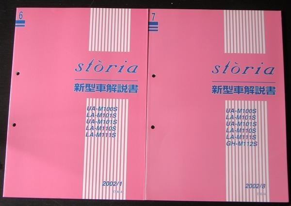 ダイハツ STORIA GF-M/100S,110S 解説編 ＋　追補版６冊。_画像3