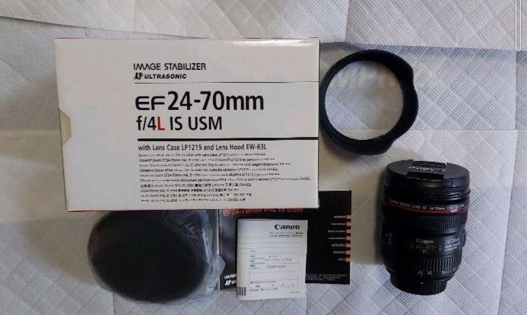 Canon EF24-70mm F4 L IS USM 新品同様　フルサイズ_画像1