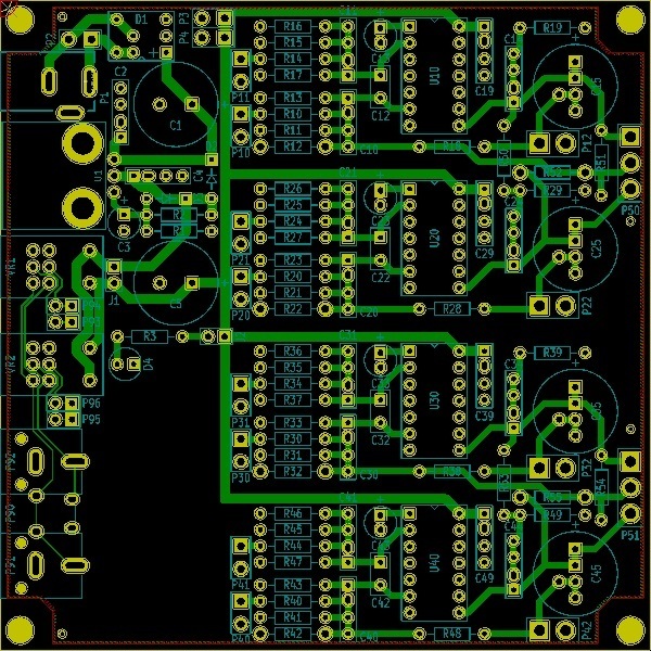 【お勧めしません・ジャンク】LM380N / LM384N アンプ 自作実験基板 + 【無保証】LM384N 4個_画像2