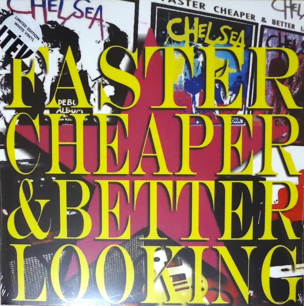 Chelsea Faster Cheaper & Better Looking LP2枚組 限定 White Vinyl Captain Oi! 70s 80s UK Punk/London SS/Generation X/Alternative TV_画像1