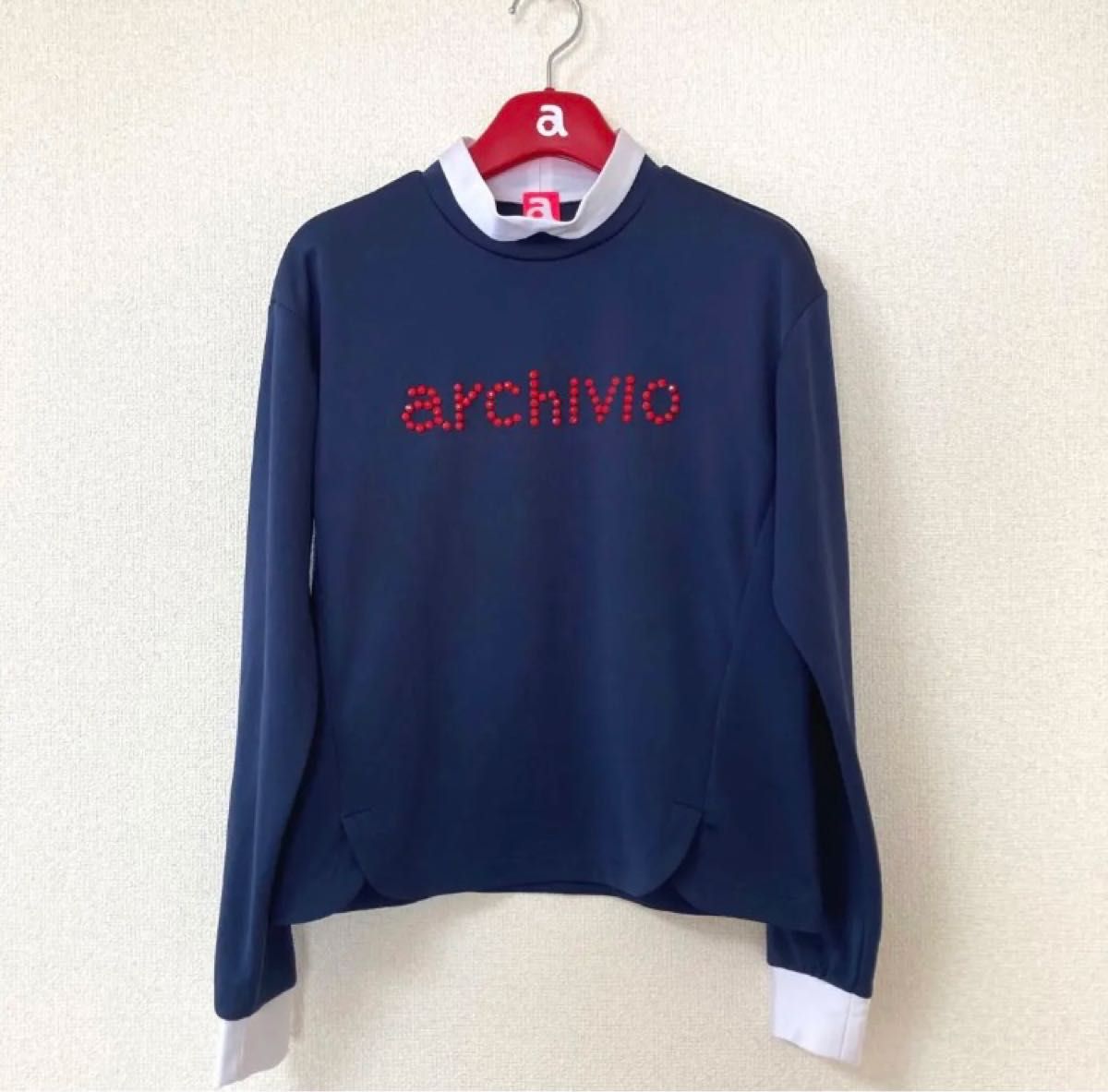 アルチビオ archivio 長袖トップス 紺 38 Yahoo!フリマ（旧）-