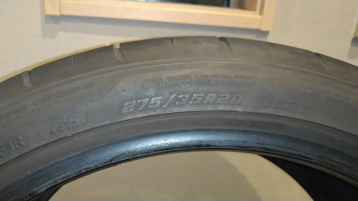 ☆中古　GOODYEAR　EAGLE F1 ASYMMETRIC 2 RunOnFlat ランフラットタイヤ 275/35R20 102Y MO メルセデスベンツ承認　転がし用_画像8