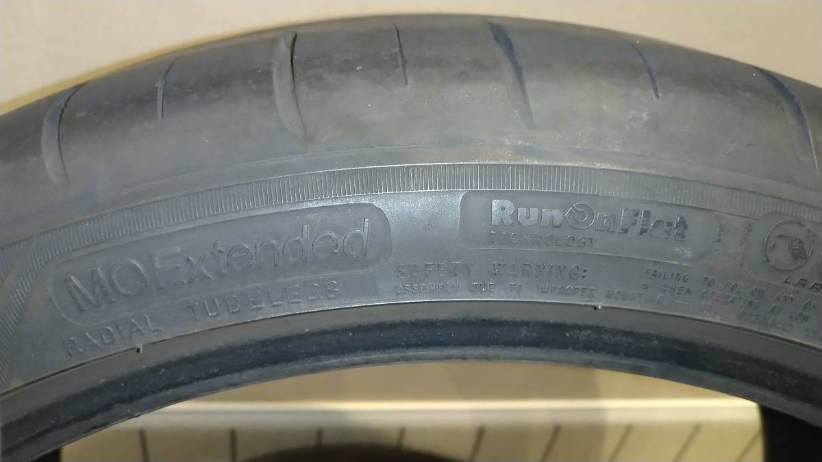 ☆中古　GOODYEAR　EAGLE F1 ASYMMETRIC 2 RunOnFlat ランフラットタイヤ 275/35R20 102Y MO メルセデスベンツ承認　転がし用_画像9