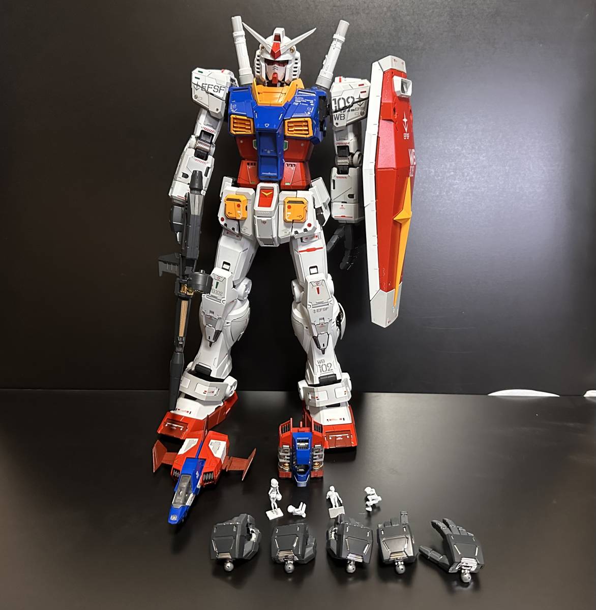 pg unleashed 機動戦士ガンダム rx-78-2 ガンダム 1/60スケール