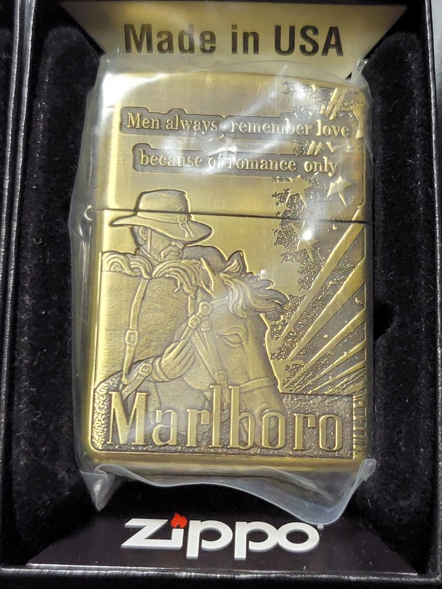 新品未使用　マルボロ　カスタム　ジッポ　カウボーイ　zippo カスタム